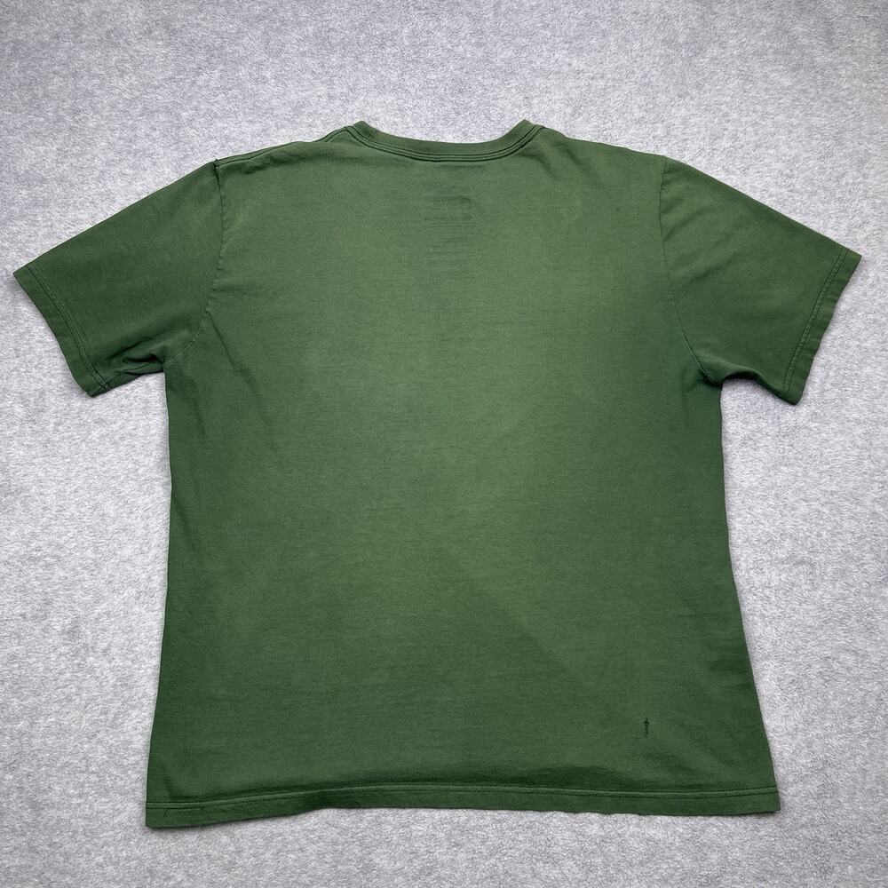 Nike y2k graphic t-shirt green yellow center logo size large - Picture 6 of 9